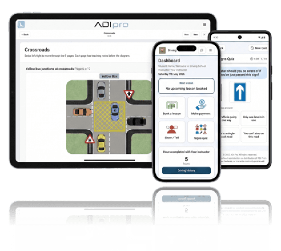 ADI Pro on tablet and phone