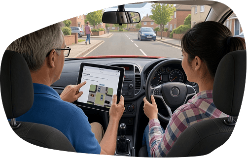 Instructor and learner using ADI Pro